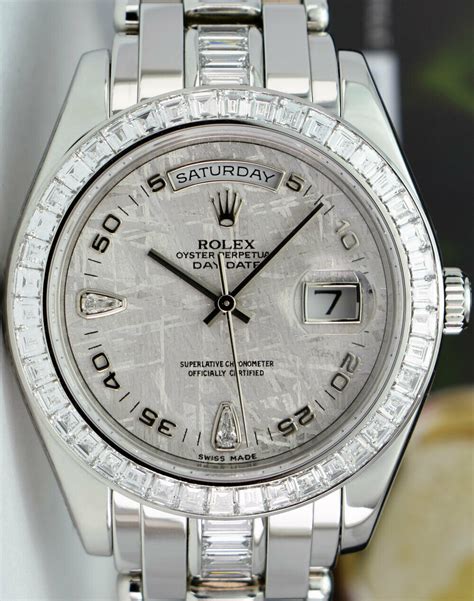 platinum meteorite rolex